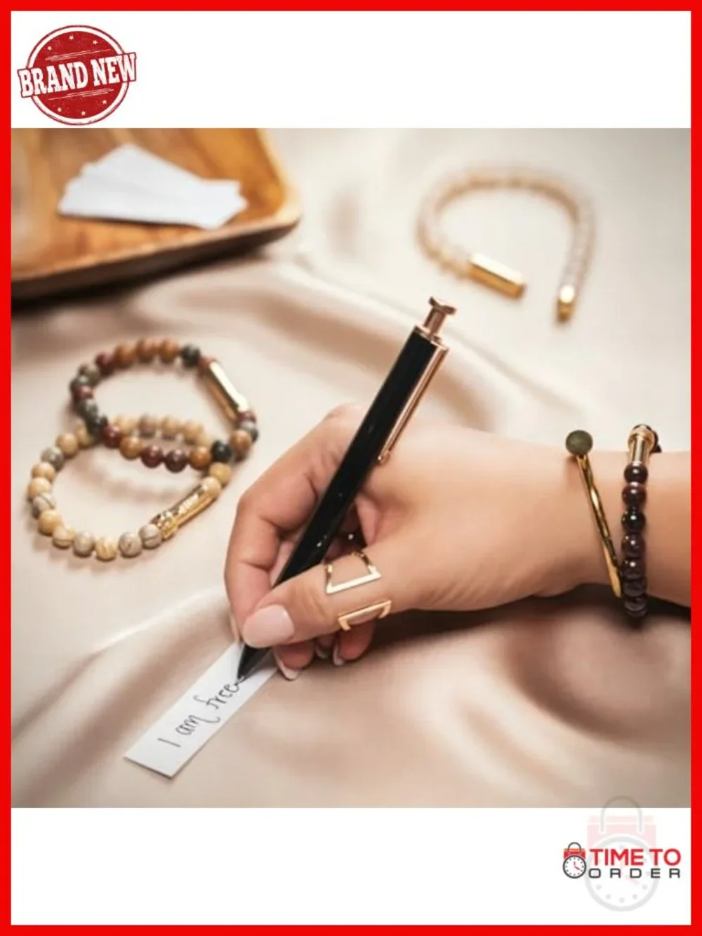21st Birthday Gift Bracelet with Hidden Message Capsule - Stretch Fit Stainless